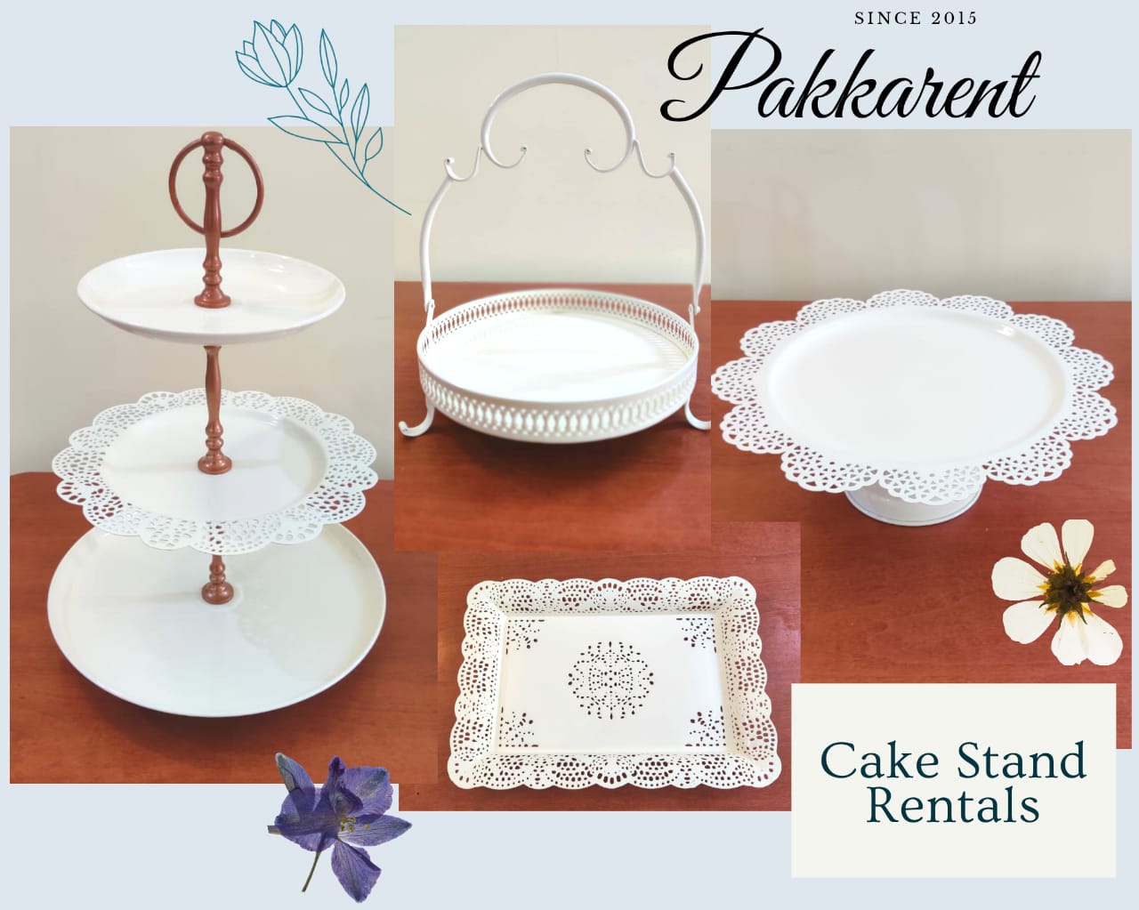 Cake stand rental